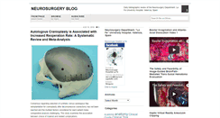 Desktop Screenshot of neurosurgery-blog.com