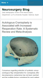 Mobile Screenshot of neurosurgery-blog.com