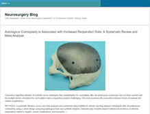 Tablet Screenshot of neurosurgery-blog.com